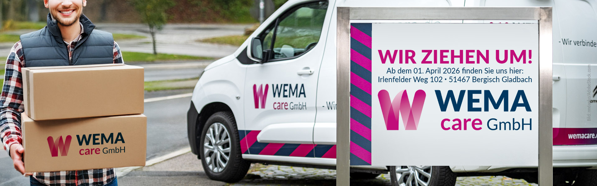 WEMA care GmbH - Medizinprodukte-Lieferant aus Bergisch Gladbach 1 umzug 2026