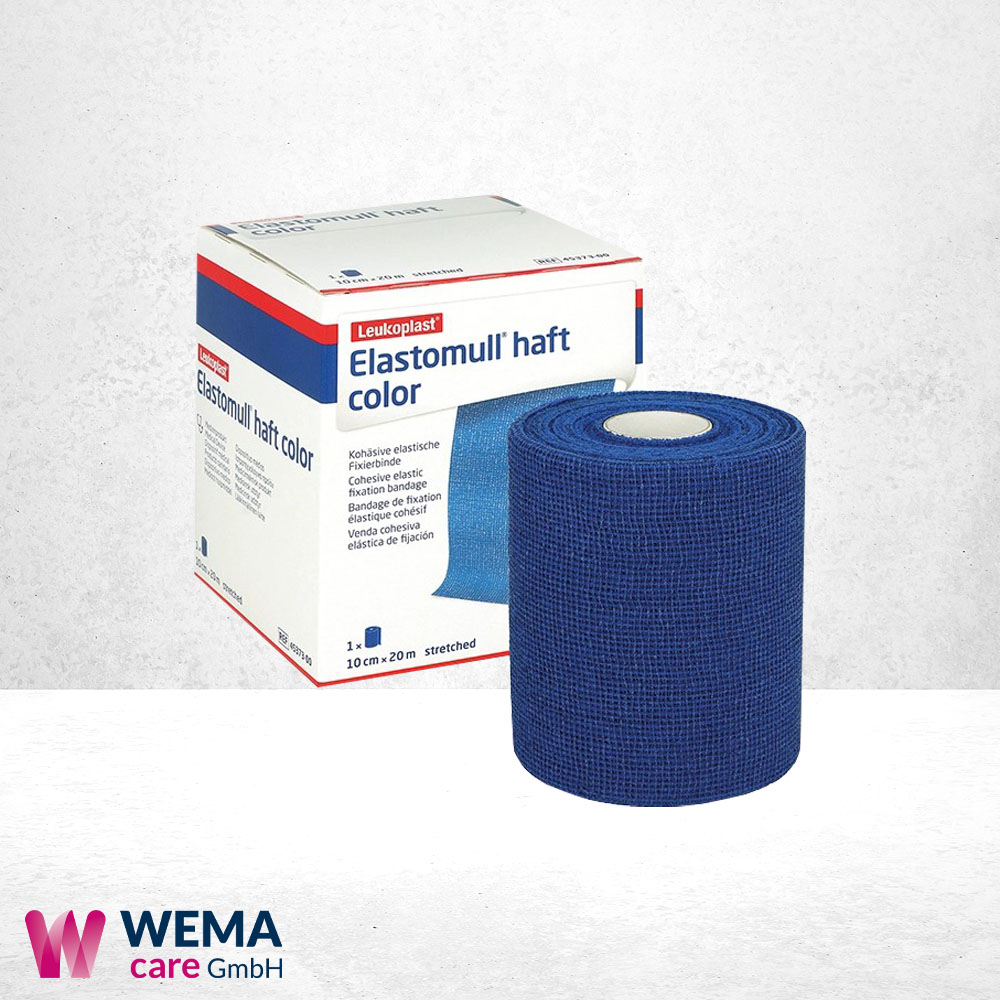Elastomull haft color Fixierbinde, blau 20m 1 Elastomull haft color Blau