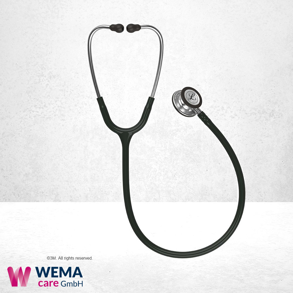 Littmann Classic III Stethoskop schwarz 2 3M Littmann CLASSIC III Monitoring Stethoskop schwarz