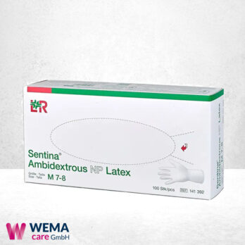 WEMA care GmbH - Medizinprodukte-Lieferant aus Bergisch Gladbach 37 Sentina Ambidextrous Handschuhe PF Latex, unsteril