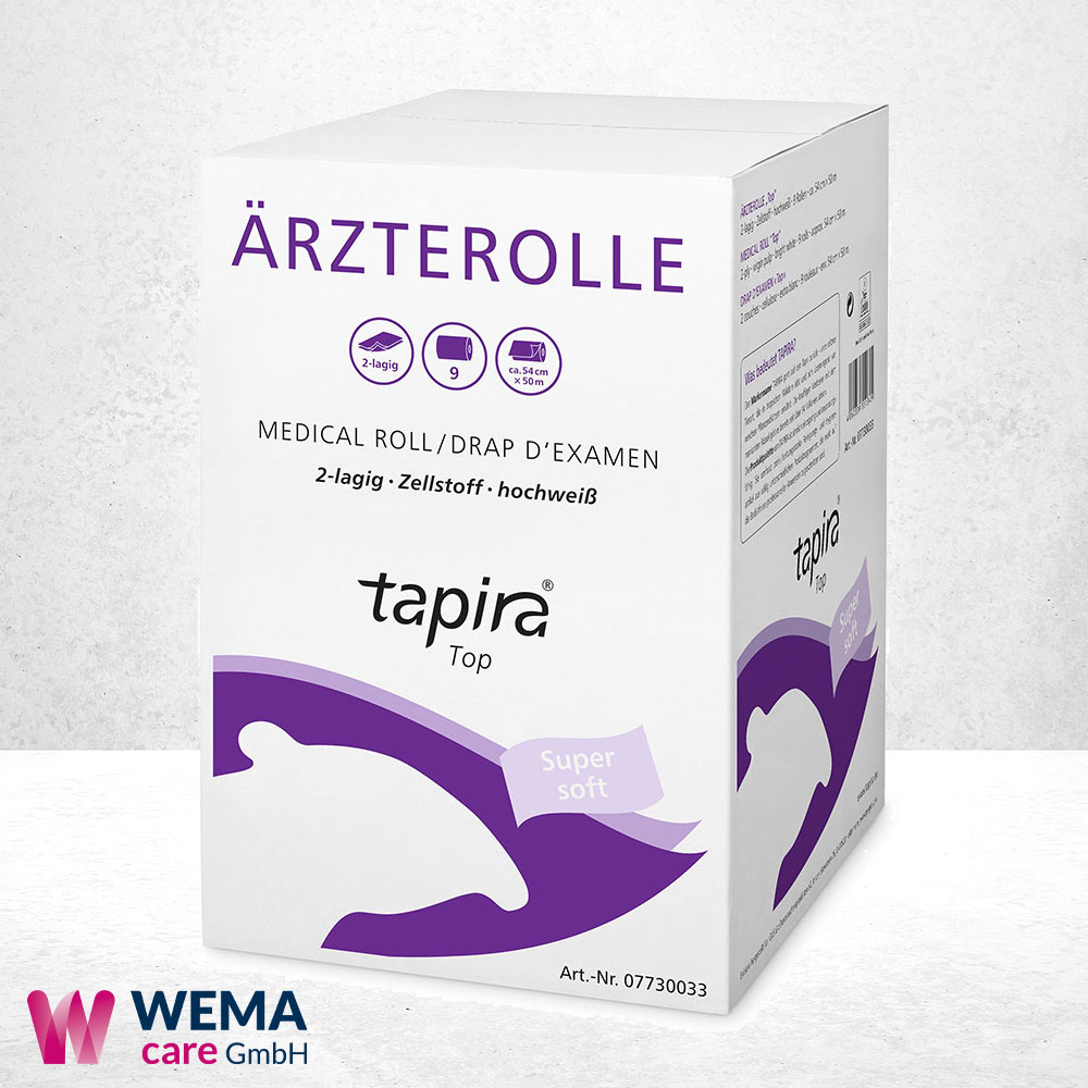 Liegenpapier Ärzterollen 50 m 9 Rollen 5 Tapira Liegenpapier Ärzterollen
