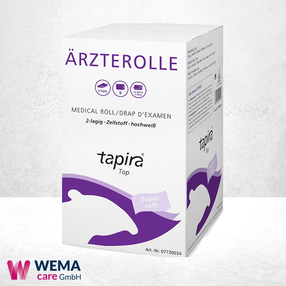 Liegenpapier Ärzterollen 50 m 9 Rollen 1 Tapira Liegenpapier Ärzterollen