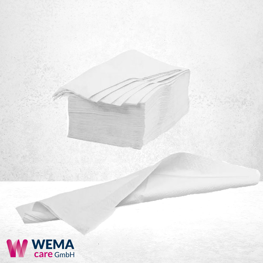 Zellstoff Wischtücher 1 Zellstoff wischtücher 3-lagig,