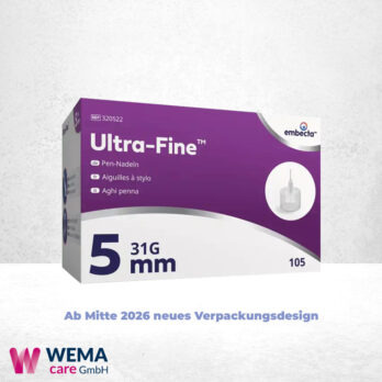 WEMA care GmbH - Medizinprodukte-Lieferant aus Bergisch Gladbach 35 embecta Ultra-Fine Pen-Nadeln 31G 5mm