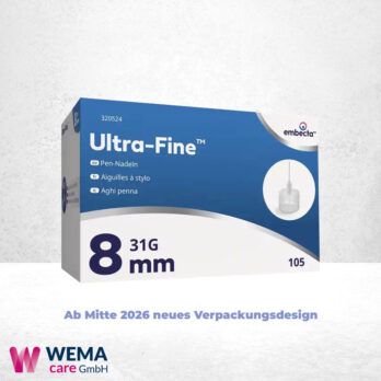 WEMA care GmbH - Medizinprodukte-Lieferant aus Bergisch Gladbach 31 embecta Ultra-Fine Pen-Nadeln 31G 8mm