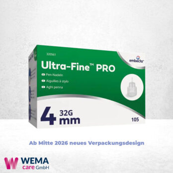 WEMA care GmbH - Medizinprodukte-Lieferant aus Bergisch Gladbach 29 embecta Ultra-Fine PRO Pen-Nadeln 32G 4mm