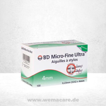 WEMA care GmbH - Medizinprodukte-Lieferant aus Bergisch Gladbach 23 BD Micro-Fine Ultra Pen-Nadeln 32G 4mm