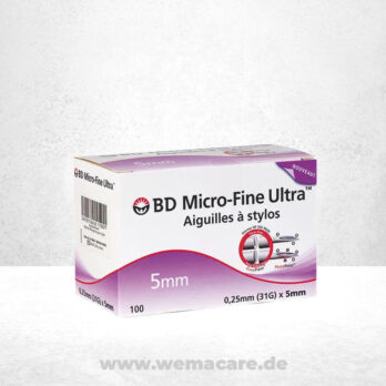 WEMA care GmbH - Medizinprodukte-Lieferant aus Bergisch Gladbach 25 BD Micro-Fine Ultra Pen-Nadeln 31G 5mm