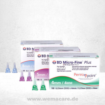 WEMA care GmbH - Medizinprodukte-Lieferant aus Bergisch Gladbach 15 BD Micro-Fine Plus Pen-Nadeln 31G 8mm