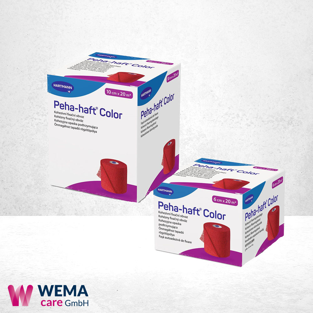 Peha-Haft Color blau 20m 2 Peha-Haft Color rot, Fixierbinde